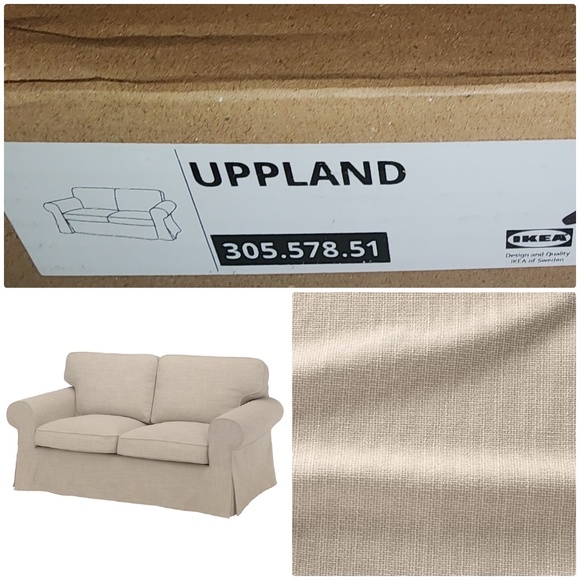 IKEA UPPLAND Slipcover Cover for loveseat, Hillared beige 305.578.51 - Picture 1 of 1